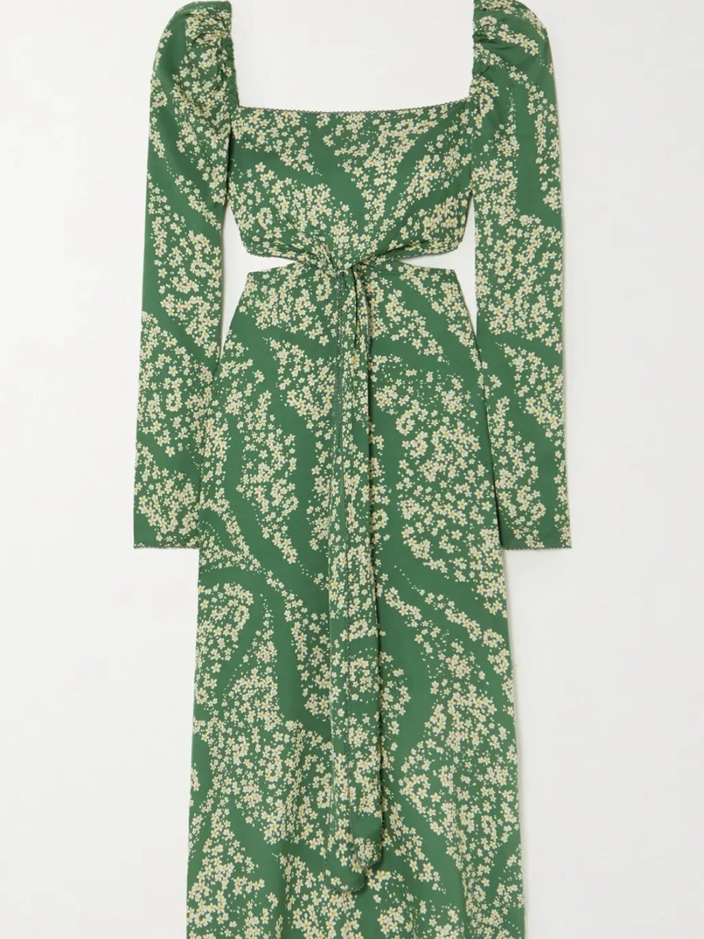 Agua By Agua Bendita Cuarzo Astro Esmeralda Maxi Dress Xs